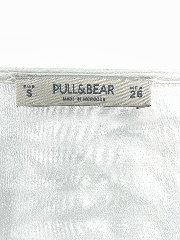 s Beden beyaz Renk Pull and Bear Bluz %70 İndirimli.