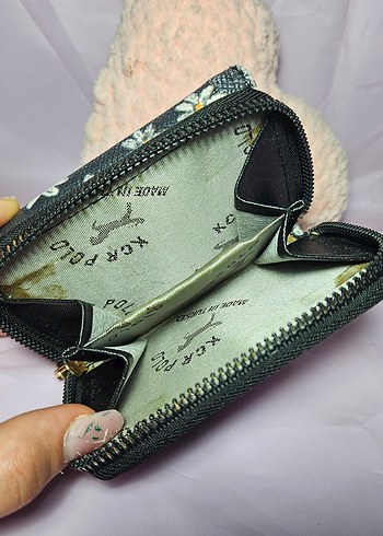 Çiçek Desenli Fermuarlı Kadın Cüzdan - Görsel 4