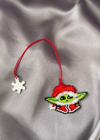 Renkli Boncuklu Yoda kitap ayraci - Görsel 3