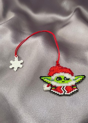 Renkli Boncuklu Yoda kitap ayraci - Görsel 2