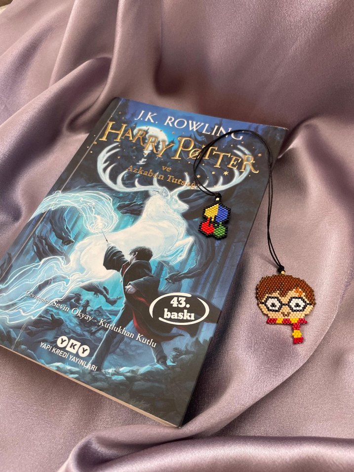 Renkli Boncuklu Harry Potter kitap ayraci - Görsel 4