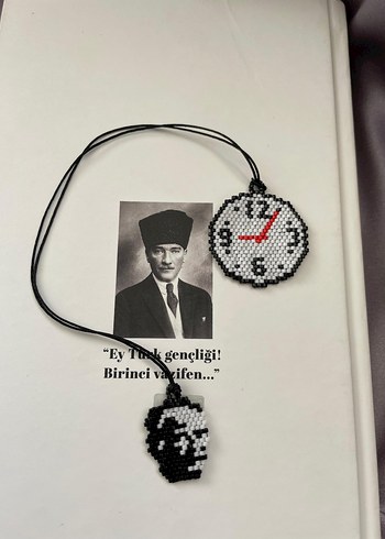 Minimalist M.Kemal Atatürk kitap ayraci - Görsel 4