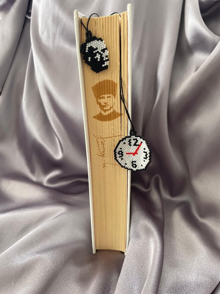 Minimalist M.Kemal Atatürk kitap ayraci - Görsel 2