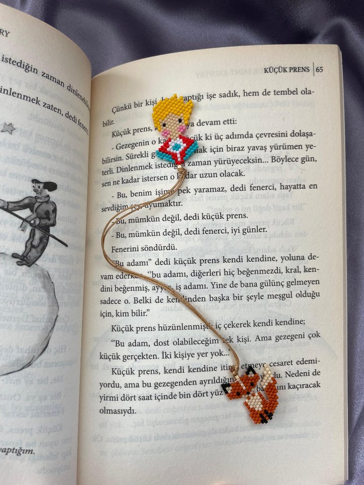 Renkli Bohem küçük prens kitap araci - Görsel 3