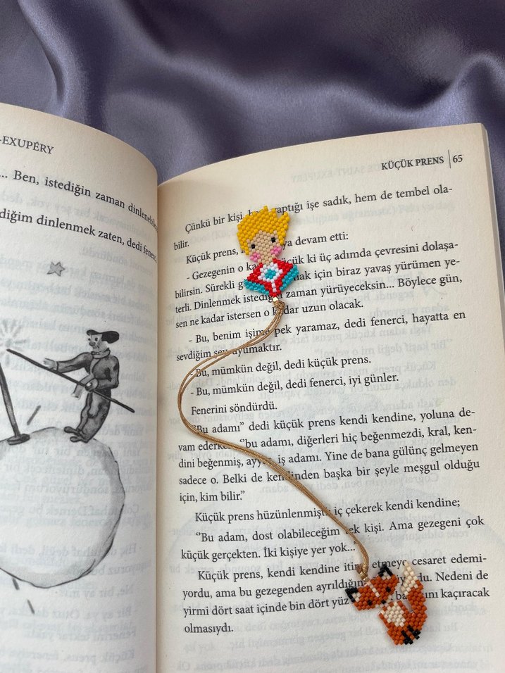 Renkli Bohem küçük prens kitap araci - Görsel 4