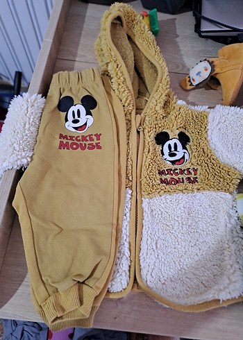 Sarı Fermuarlı Bebek Erkek Tulumu - Görsel 4