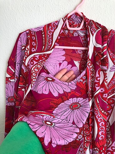 Bershka Pembe bluz