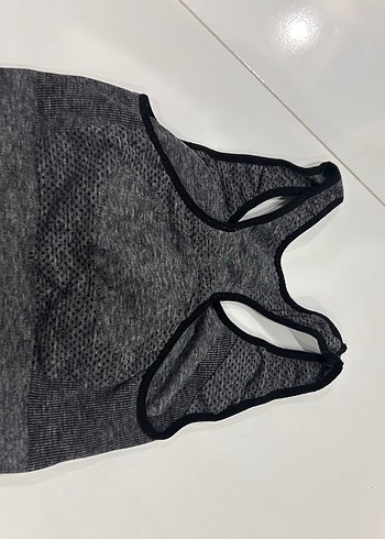 Gri Kadın Sporcu Atlet - Tayt Takım - Görsel 5