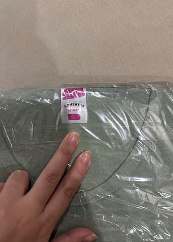 Yeşil Sıfır Rahat Kadın Pijama Takımı - Görsel 5