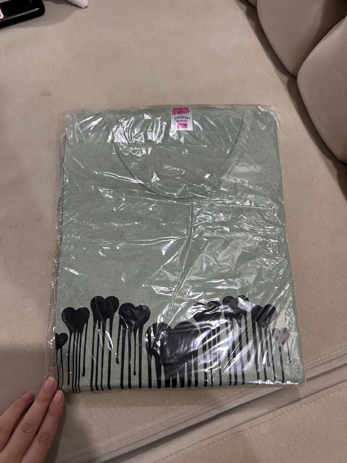 Yeşil Sıfır Rahat Kadın Pijama Takımı - Görsel 3