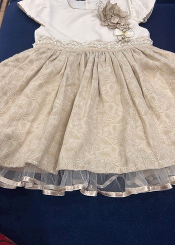 Klasik Dantel İşlemeli Kız Elbisesi - Görsel 3