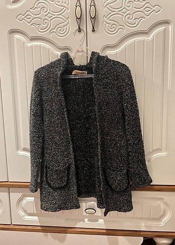 Gri Kadın Hırka - Görsel 2