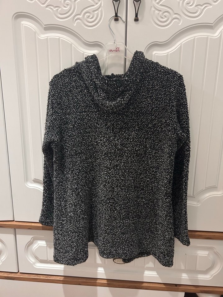 Gri Kadın Hırka - Görsel 5