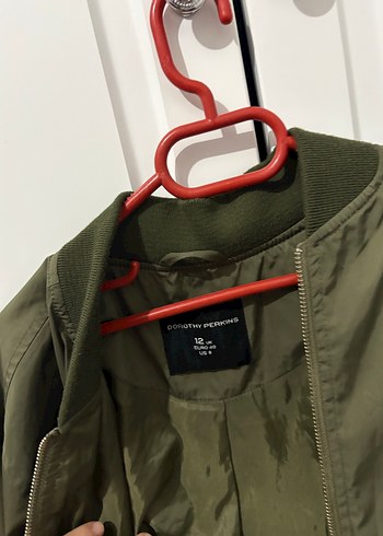 Haki Kadın Fermuarlı kısa ceket - Görsel 2