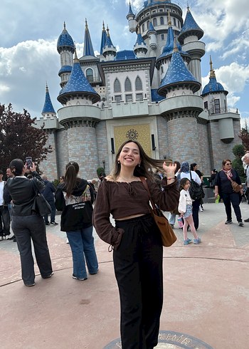 Kahverengi bluz - Görsel 2