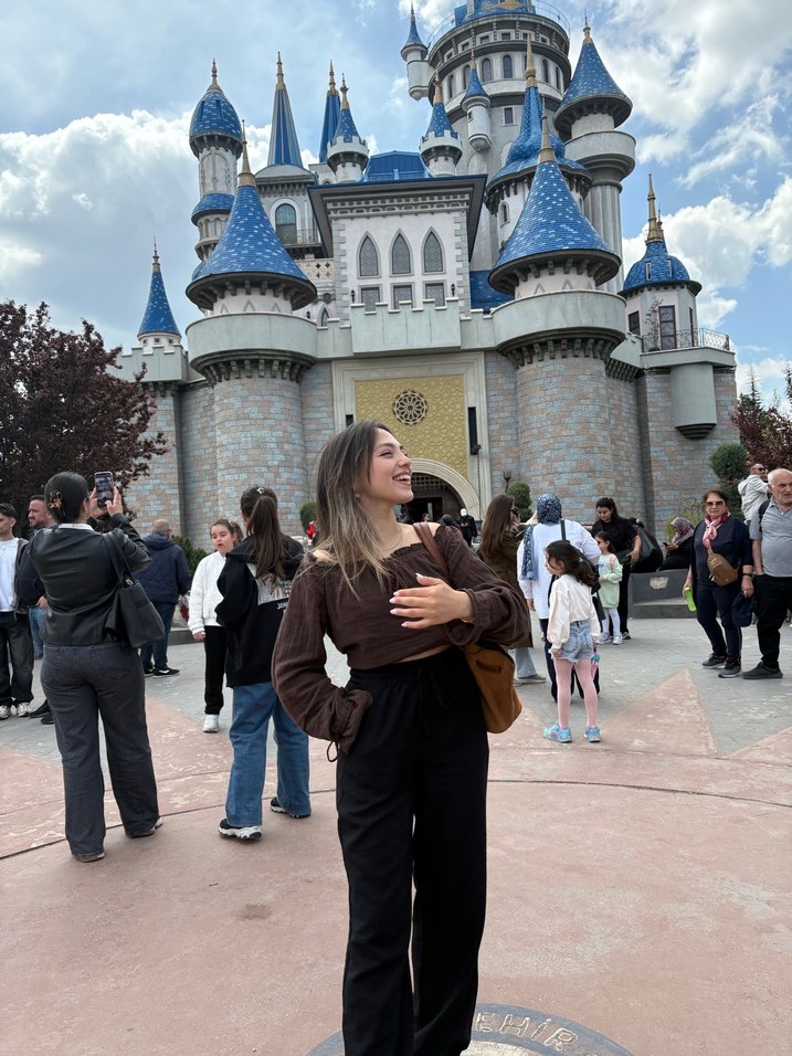 Kahverengi bluz - Görsel 3