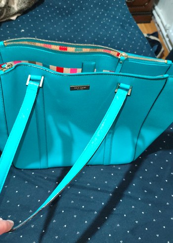 Beden Kate Spade Mavi Parlak Kadın Çanta
