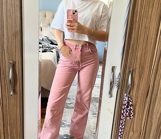 xs Beden pembe Renk Pembe kot pantolon