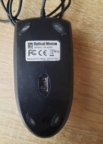 Kablolu Siyah Optik Mouse