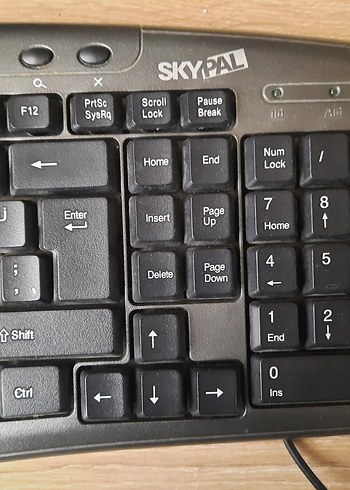 Kablolu Siyah Q Klavye - Görsel 7