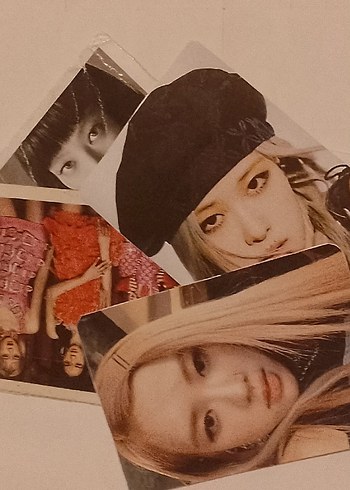 diğer Beden çeşitli Renk blackpink 40 adet arkalı önlü fotokartlar