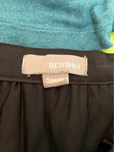 Bershka Bershka mini pileli siyah etek