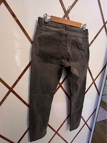 38 Beden gri Renk H&M Kot Pantolon