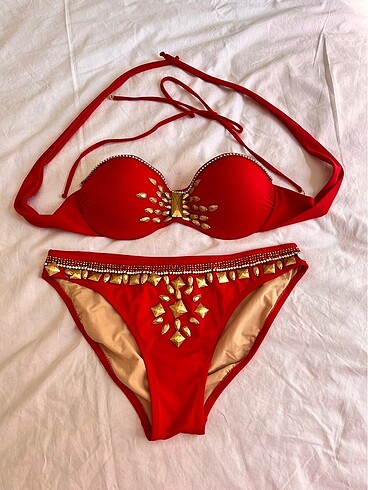 Taşlı Bikini takımı