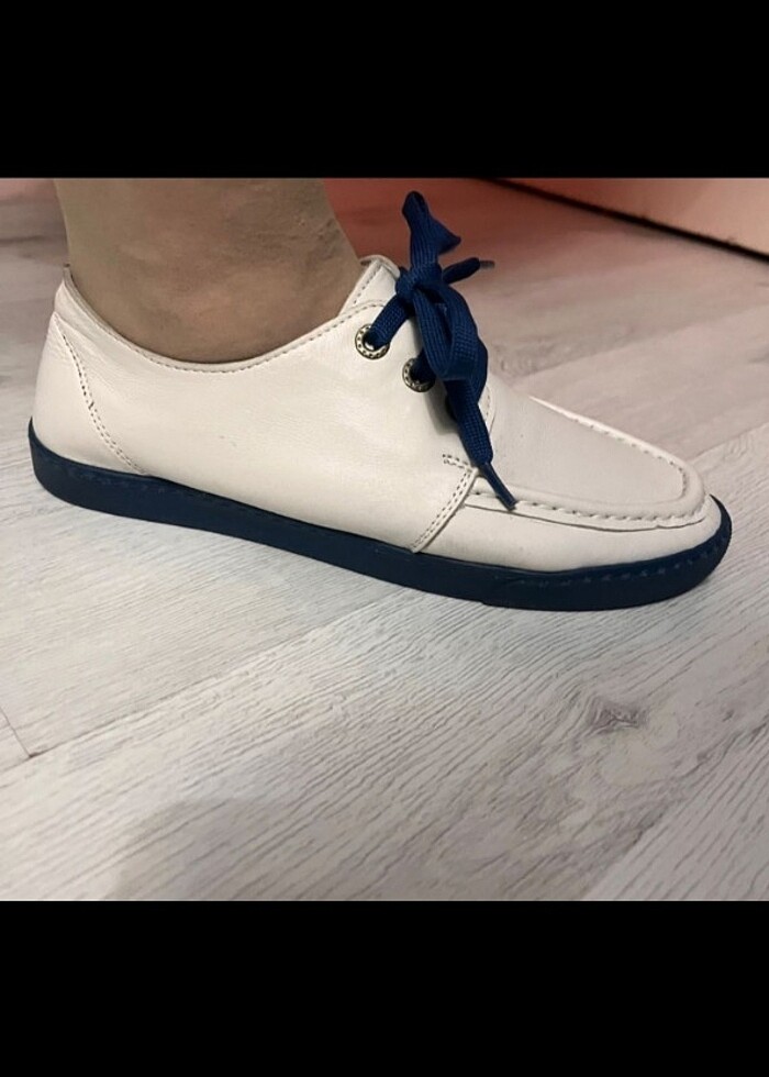 Orjinal İtalyan Vario Beyaz Ayakkabı - Görsel 3