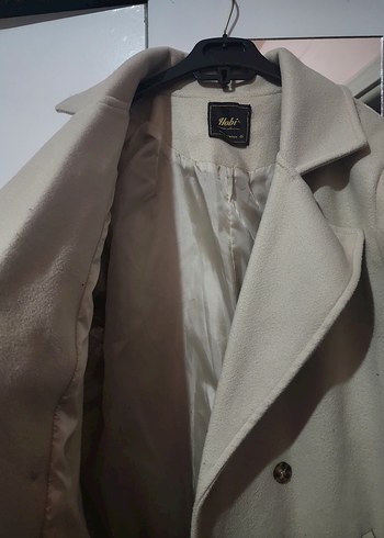 Kadın Bej Midi Süet Kemerli Kaban - Görsel 2