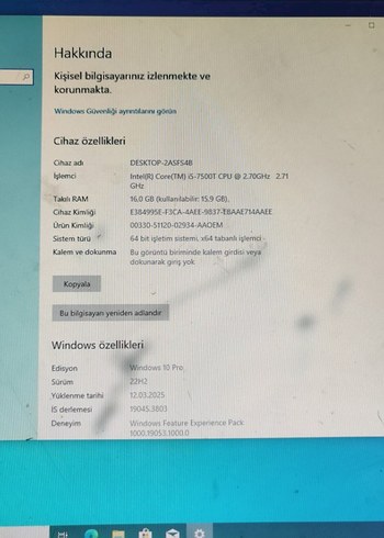 hp elitedesk 800 g3 mini pc i5 7500t - Görsel 2