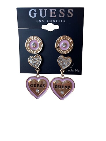 Guess Guess orijinal 2?li küpe set gold