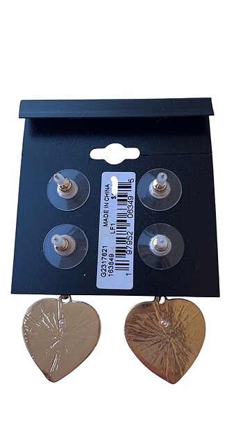  Beden Guess orijinal 2?li küpe set gold