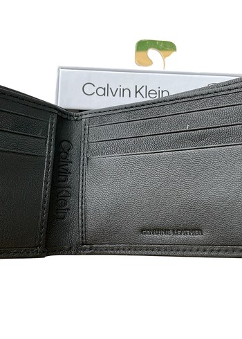 Calvin Klein orijinal Erkek Siyah Deri Cüzdan - Görsel 3