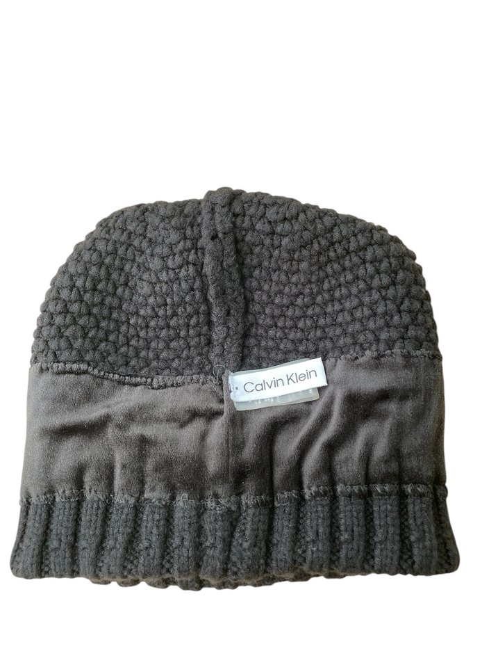 Calvin Klein orijinal Siyah Örgü Kadın Bere - Görsel 3