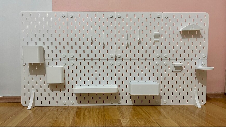 Ikea İkea skadis pano tam set