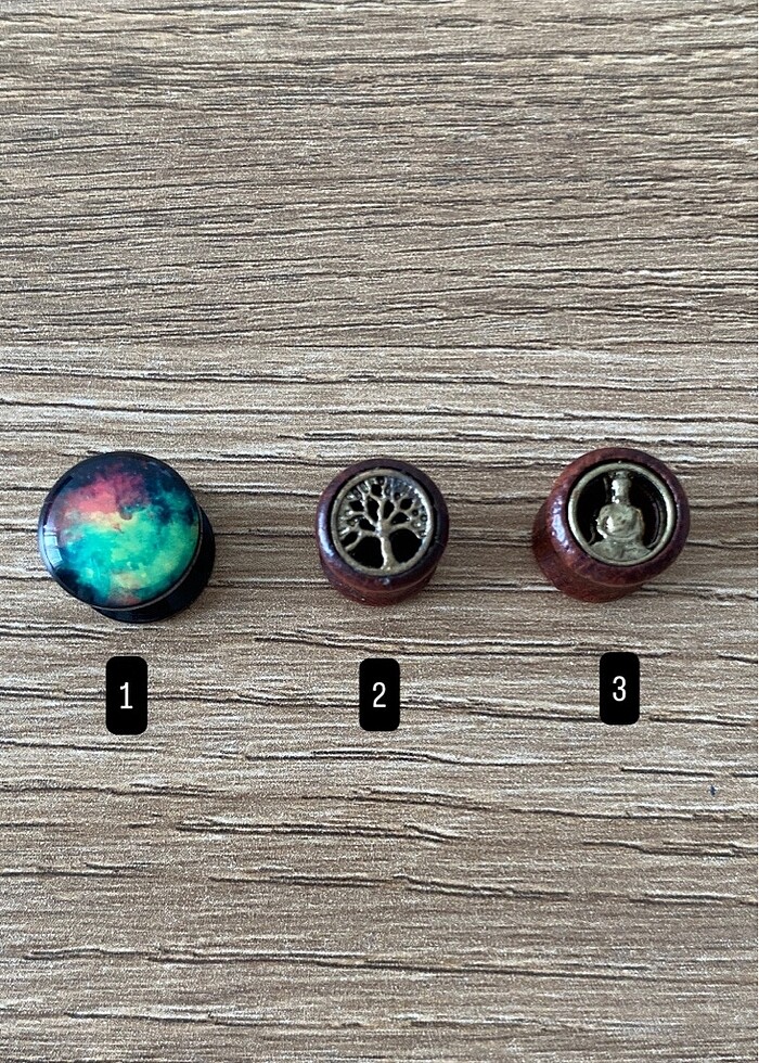 8 mm tünel piercing - Görsel 4