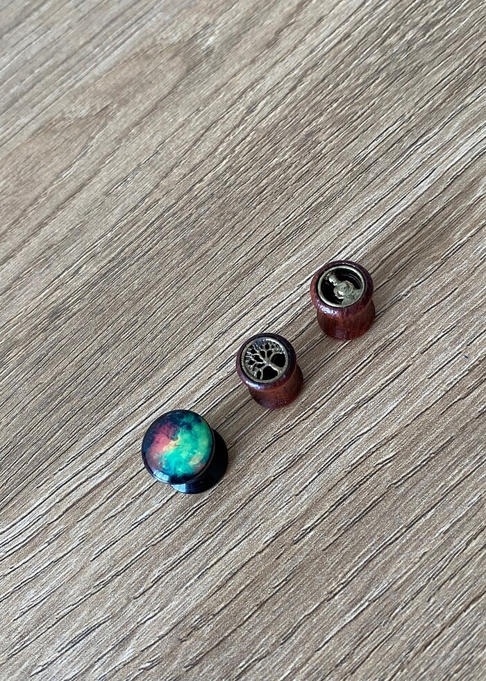 8 mm tünel piercing - Görsel 3