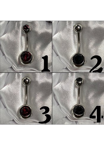 Medikal/Cerrahi Çelik Göbek Piercingi - Görsel 2