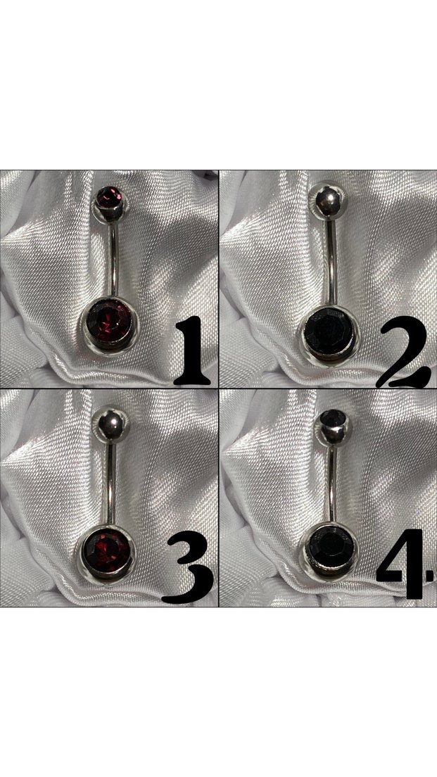 Medikal/Cerrahi Çelik Göbek Piercingi - Görsel 2