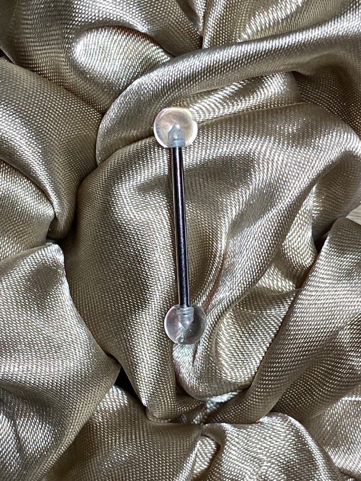 Medikal/Cerrahi Çelik Dil Piercingi - Görsel 4