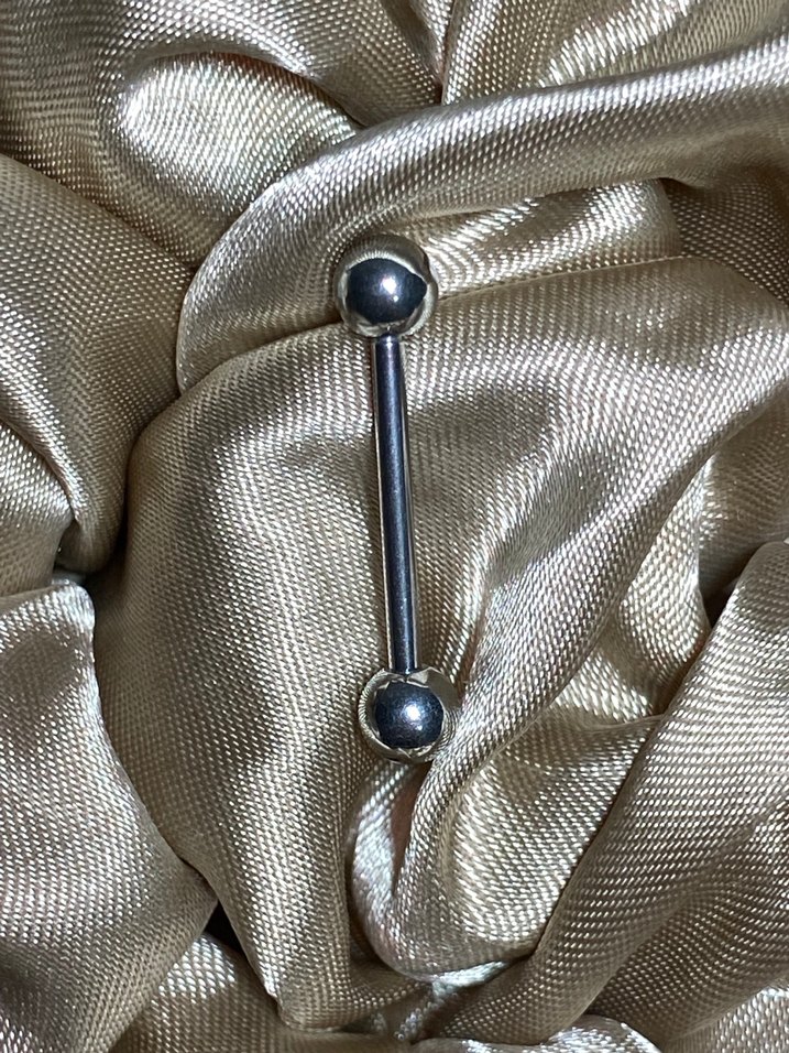 Medikal/Cerrahi Çelik Dil Piercingi - Görsel 5