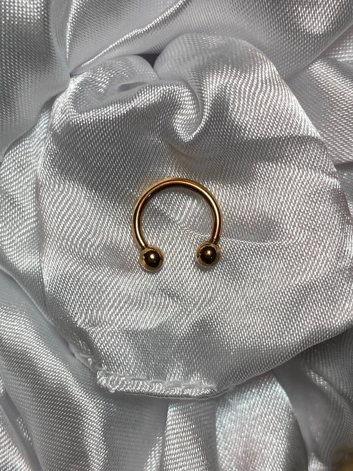 Medikal/Cerrahi Çelik 8 mm Halka Piercing - Görsel 3