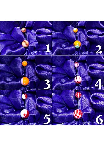 Medikal/Cerrahi Çelik Göbek Piercingi - Görsel 2