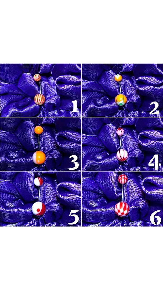 Medikal/Cerrahi Çelik Göbek Piercingi - Görsel 2