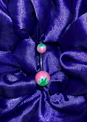 Medikal/Cerrahi Çelik Göbek Piercingi - Görsel 4