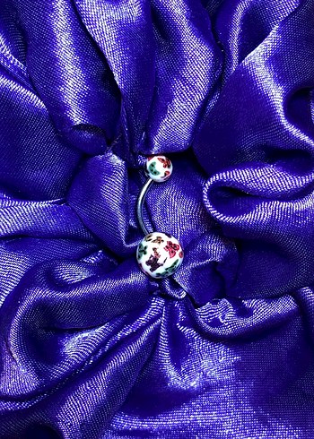 Medikal/Cerrahi Çelik Göbek Piercingi - Görsel 9