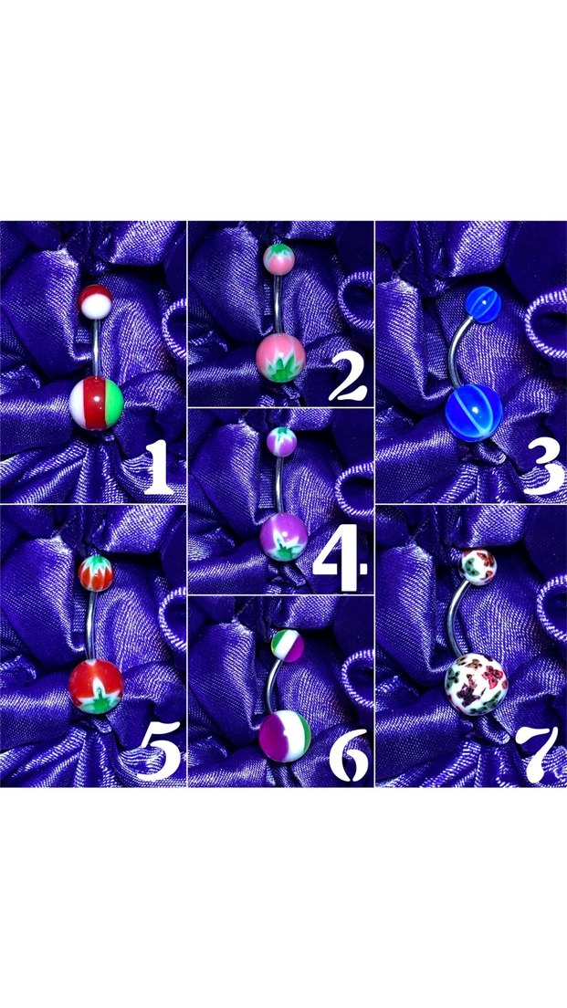 Medikal/Cerrahi Çelik Göbek Piercingi - Görsel 2