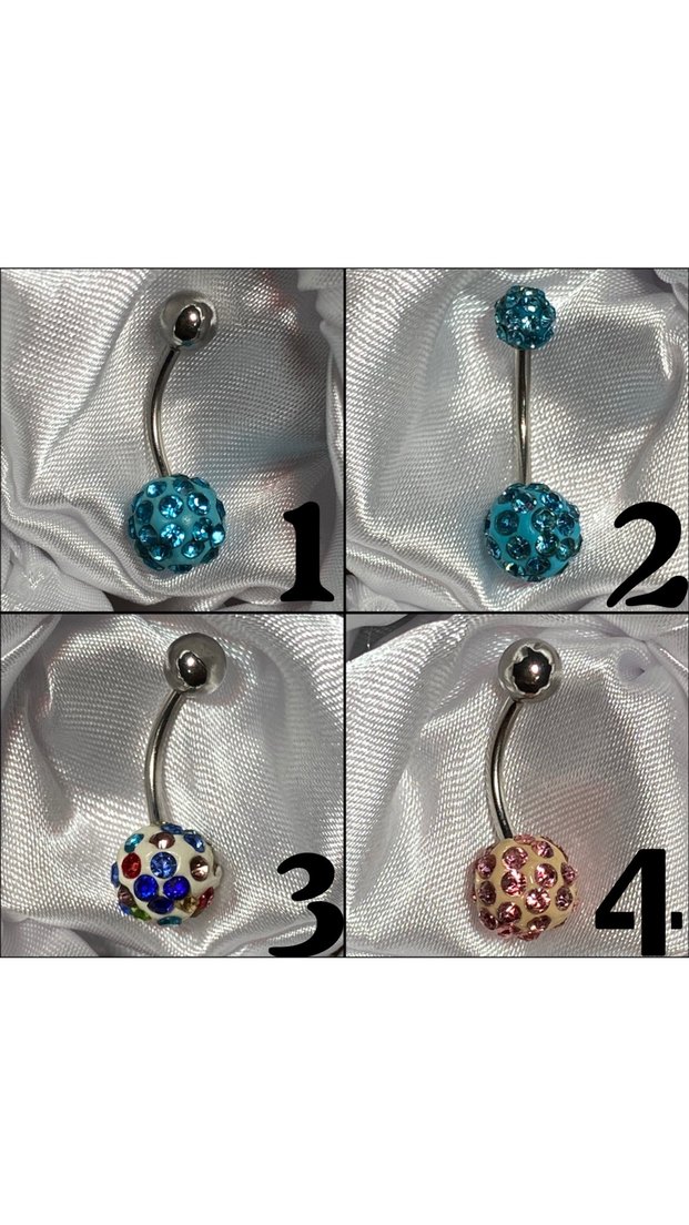 Medikal/Cerrahi Çelik Göbek Piercingi - Görsel 2