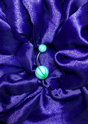 Medikal/Cerrahi Çelik Göbek Piercingi - Görsel 5